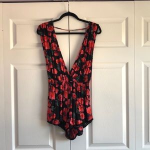 Billabong | Floral Romper | Medium